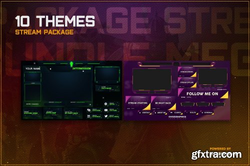 CreativeMarket - STREAM PACKAGE MEGA BUNDLE V2 4460367