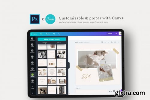 CreativeMarket - Essa Instagram Puzzle - Canva & PS 4458381