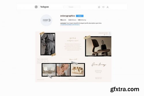 CreativeMarket - Essa Instagram Puzzle - Canva & PS 4458381