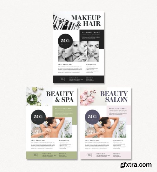 Beauty and Spa Flyer Layout 315707358