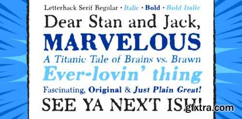 Letterhack Serif Complete Family