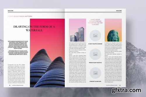 CreativeMarket - Colorful Architecture Magazine 4492939