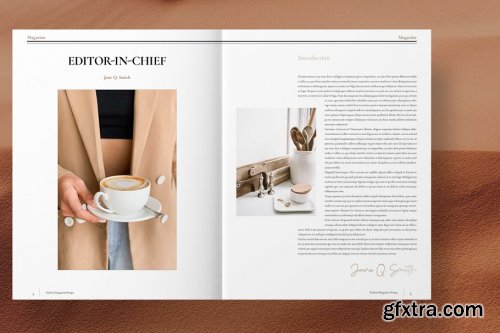 CreativeMarket - Fashion Magazine Layout 4493004