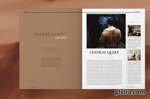 CreativeMarket - Fashion Magazine Layout 4493004