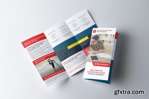 CreativeMarket - Creative Business Trifold Brochure 4344208