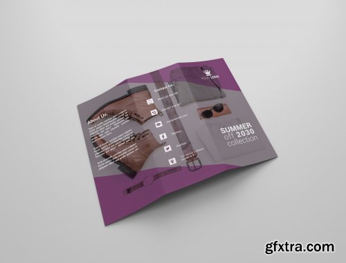 CreativeMarket - Fashion Tri-fold Brochures 4341912