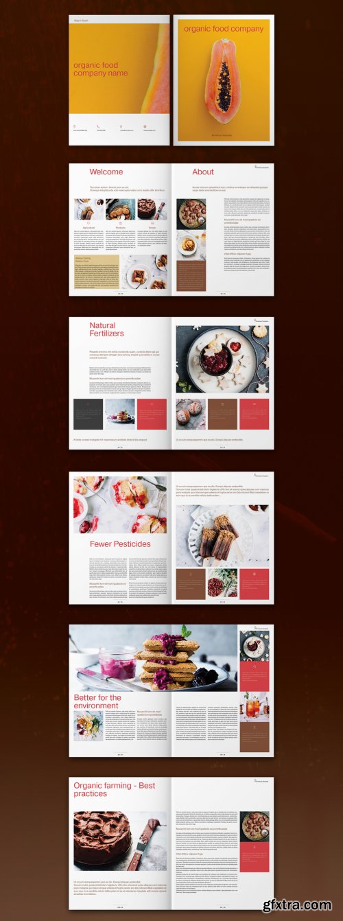 Food Brochure Layout 317287150