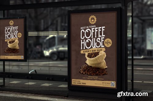 Retro Coffee - Product Flyer RB