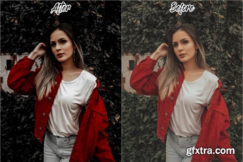 CreativeMarket - RED LIGHTROOM PRESETS 4439667