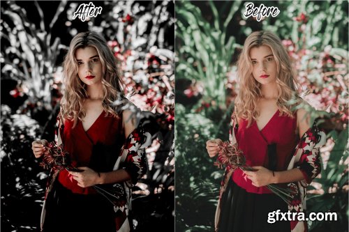 CreativeMarket - RED LIGHTROOM PRESETS 4439667