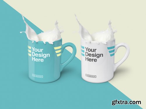 2 Mugs Mockup 250287114