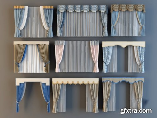 Modern fabric curtains 05