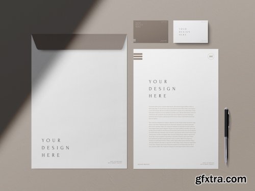 Business Cards and Stationary Mockup 317331401