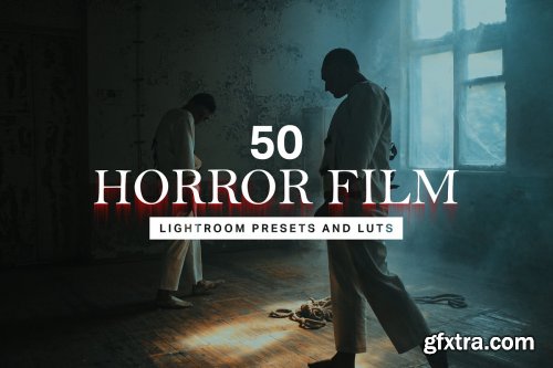 CreativeMarket - 50 Horror Film Lightroom Presets and LUTs 4457132