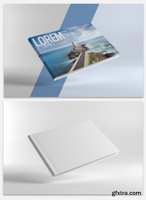 A4 Book Cover Mockup 317826996