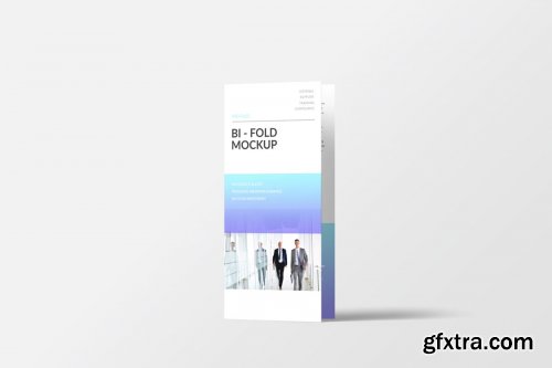 CreativeMarket - DL Bi-Fold Brochure Mockup 4357768