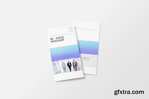 CreativeMarket - DL Bi-Fold Brochure Mockup 4357768