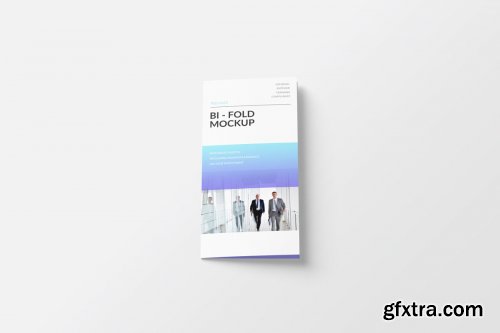 CreativeMarket - DL Bi-Fold Brochure Mockup 4357768