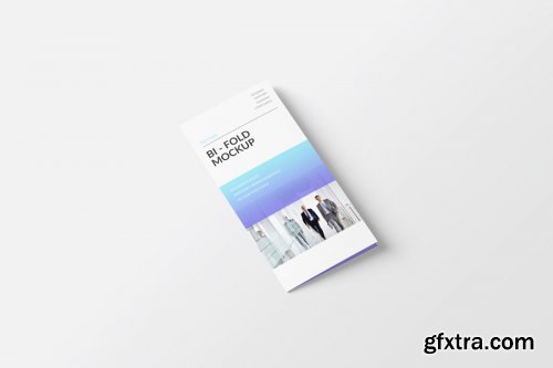 CreativeMarket - DL Bi-Fold Brochure Mockup 4357768