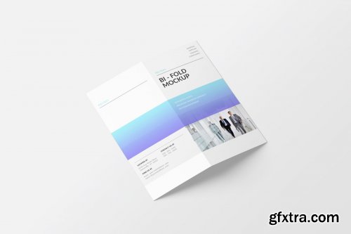 CreativeMarket - DL Bi-Fold Brochure Mockup 4357768