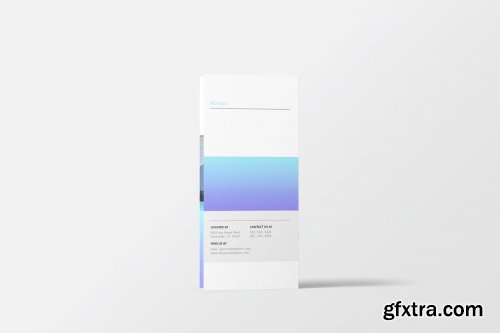 CreativeMarket - DL Bi-Fold Brochure Mockup 4357768