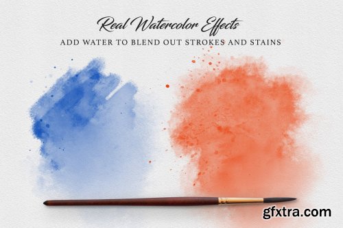 CreativeMarket - Master Watercolor Affinity Brushes 4494045