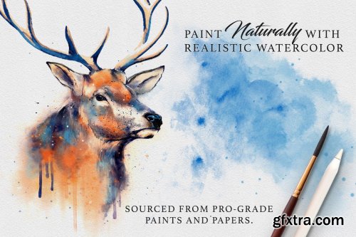 CreativeMarket - Master Watercolor Affinity Brushes 4494045