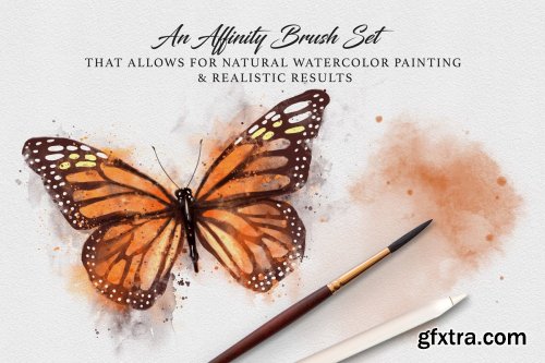 CreativeMarket - Master Watercolor Affinity Brushes 4494045