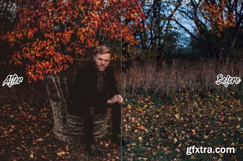 CreativeMarket - MOODY FALL LIGHTROOM PRESETS 4493759