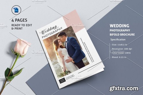 CreativeMarket - Wedding Photography Brochure V907 4062362