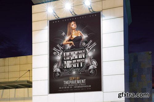 CreativeMarket - Urban Night Party Flyer 4461207