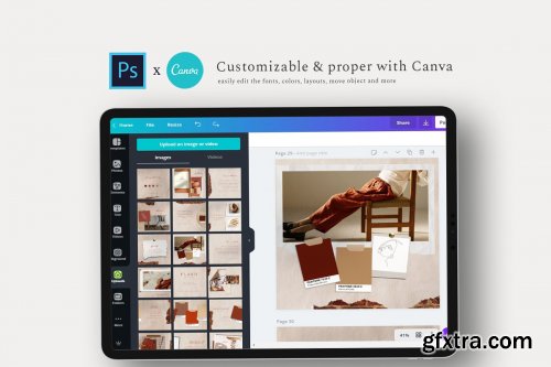 CreativeMarket - SINA Instagram Puzzle - PS & Canva 4465600