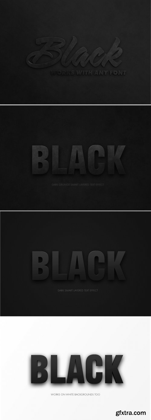 Black Text Effect Mockup 318686353