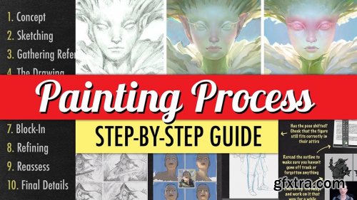 Art Station – Painting Process: Video Guide & Files