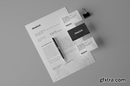 CreativeMarket - Stationery Branding Mockup Set 4433972