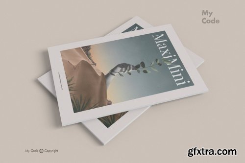 CreativeMarket - Minimalist Magazine Mockup 4509513