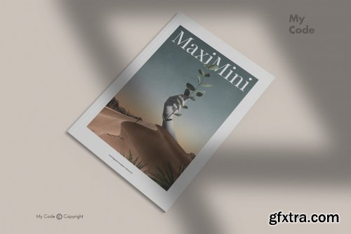 CreativeMarket - Minimalist Magazine Mockup 4509513