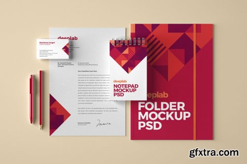 CreativeMarket - Premium Branding Mockup Set 4489345