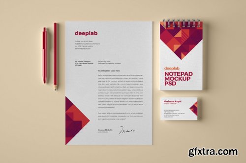 CreativeMarket - Premium Branding Mockup Set 4489345