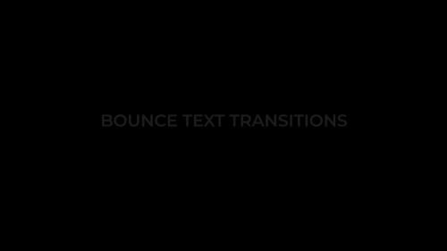 Bounce Text Transitions Presets - 13203973