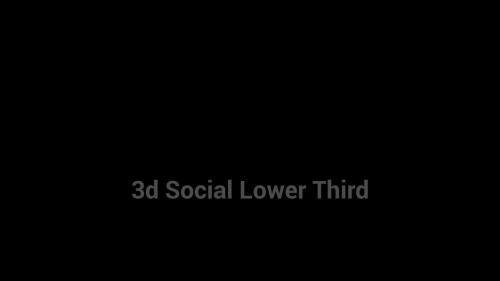 Social media Lower third - 12974776