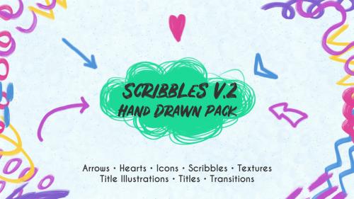 Scribbles v.2. Hand Drawn Pack - 12327774