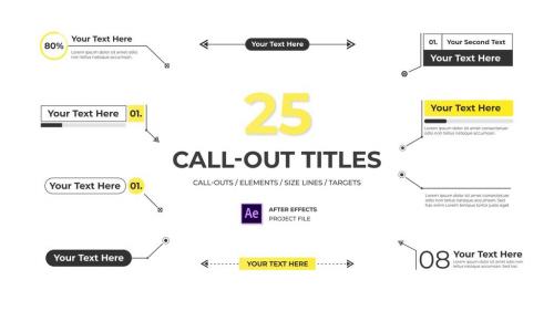 Modern Call Out Titles - 12340040