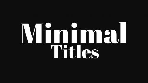 39 Minimal Titles and 38 Text Preset - 12440289