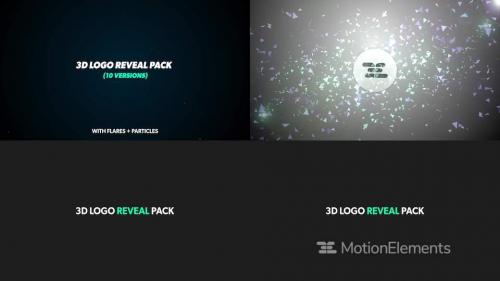 3D Logo Reveal Pack - 10 Versions - 12468875