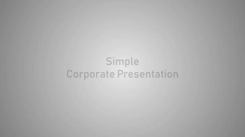 Simple Corporate Presentation - 12587397