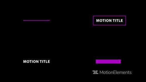 Motion Titles - 12632314