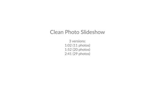 Clean Photo Slideshow - 12860366