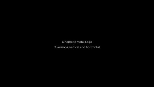 Cinematic Metal Logo - 14036116