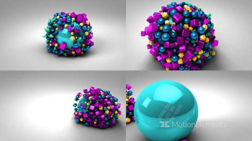 3D Ball Logo Reveal - 13592462